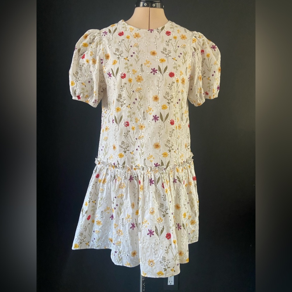 En saison embroidered floral dress xs